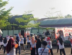 Senam Jadi Giat PKS Pamekasan Kampanyekan Pasangan AMIN