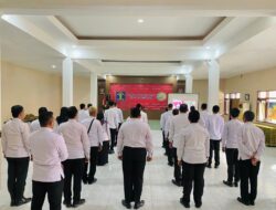 Tahun Baru Semangat Baru, Lapas Pamekasan Ikuti Apel Awal Tahun 2024 Bersama Menteri Hukum dan HAM Melalui Virtual Zoom