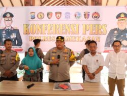 Gelar Konferensi Pers, Polres Pamekasan Ungkap Pelaku Kasus Perkara Pencabulan Anak di Bawah Umur