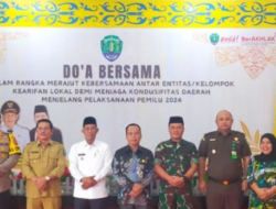 Jelang Pemilu Serentak Tahun 2024 , Bulungan Gelar Doa Bersama Tokoh Agama