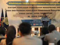 Tingkatkan Kualitas Pembinaan Narapidana Dua pegawai Lapas Pamekasan ikuti Bimtek SPPN
