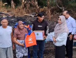 Pemkab Berau Berikan Bantuan Kepada Korban Kebakaran di Kampung Sei Bebanir Bangun