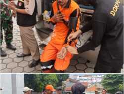 Pastikan Kesehatan Petugas Selama Pemilu 2024 Terjaga, Sie Dokkes Polres Jakbar Lakukan Pengecekan Kesehatan Dan Beri Multivitamin
