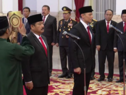 Jokowi Resmi Lantik AHY Sebagai Menteri ATR dan BPN di Istana Negara