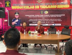 Kadivpas Kemenkumham Kaltim Berikan Penguatan Tugas dan Fungsi Jajaran Petugas Rutan Tanjung Redeb