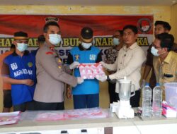 Sat Resnarkoba Memusnahkan Sabu Seberat 23,99 Gram