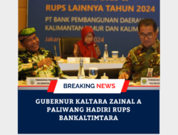 Gubernur Kaltara Zainal A Paliwang Hadiri RUPS Bankaltimtara