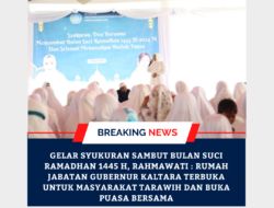Gelar Syukuran Sambut Bulan Suci Ramadhan 1445 H, Rahmawati : Rumah Jabatan Gubernur Kaltara Terbuka Untuk Masyarakat Tarawih dan Buka Puasa Bersama