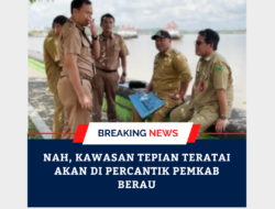 Nah, Kawasan Tepian Teratai Akan di Percantik Pemkab Berau