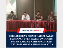 Sekkab Berau M Said Hadiri Rapat Persiapan Open Water Swimming Dalam Rangka Mempromosikan Destinasi Wisata Pulau Maratua
