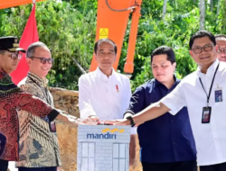 Menuju Era Digital, Presiden Jokowi Groundbreaking Gedung Kantor PT Bank Mandiri