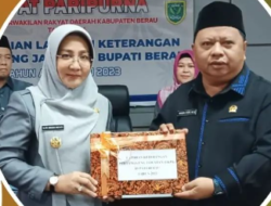 Diterima Ketua DPRD Berau, Sri Juniarsih Sampaikan LKPj Tahun Anggaran 2023