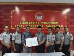 Optimalkan Pembinaan Kerohanian, Lapas Narkotika Kelas IIA Pamekasan Kanwil Kemenkumham Jatim Gelar MOU Dengan Yayasan Pelita Kasih Allah