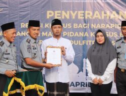 Menyongsong Idul Fitri, Lapas Kediri Gelar Sholat Ied dan Pemberian Remisi