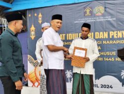 Seno Utomo,Berikan Pesan Kepada 765 WBP Lapas Yang Menerima Remisi Khusus