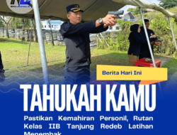 Pastikan Kemahiran Personil , Rutan Kelas IIB Tanjung Redeb Latihan Menembak