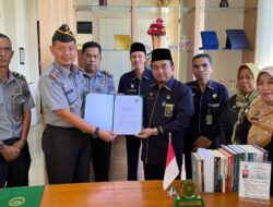 Rutan Kelas IIB Tanjung Redeb Lakukan Penandantangan Perjanjian Kerjasama Dengan Pengadilan Agama