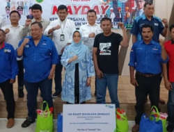 Bupati Berau Hadiri Bakhti Sosial Dalam Rangka Hari Buruh, Apresiasi Buruh Untuk Kontribusi Pembangunan Daerah