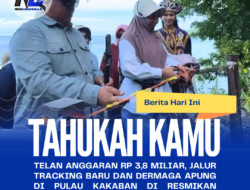 Telan Anggaran Rp 3,8 Miliar, Jalur Tracking Baru dan Dermaga Apung di Pulau Kakaban di Resmikan Bupati Berau
