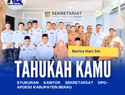 Syukuran Kantor Sekretariat DPC-APDESI Kabupaten Berau