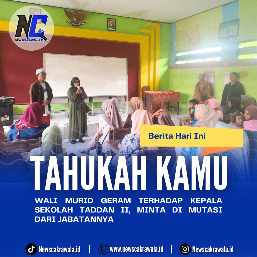 Wali Murid Geram Terhadap Kepala Sekolah Taddan II, Minta Di Mutasi dari Jabatannya