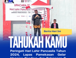 Peringati Hari Lahir Pancasila Tahun 2024, Lapas Pamekasan Gelar Upacara Bendera dan Pelepasan 2 Pegawai Purna Tugas