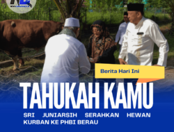 Sri Juniarsih Serahkan Hewan Kurban Ke PHBI Berau