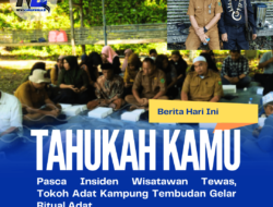 Pasca Insiden Wisatawan Tewas, Tokoh Adat Kampung Tembudan Gelar Ritual Adat