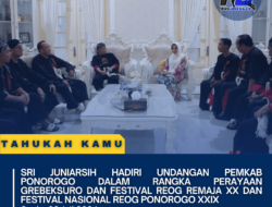 Sri Juniarsih Hadiri Undangan Pemkab Ponorogo Dalam Rangka Perayaan Grebeksuro dan Festival Reog Remaja XX dan Festival Nasional Reog Ponorogo XXIX