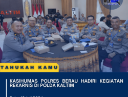 Kasihumas Polres Berau Hadiri Kegiatan Rekarnis di Polda Kaltim