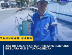 Aba Idi Lanjutkan Jadi Pemimpin Sampang Ini Suara Hati Si Tukang Becak