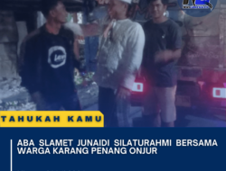 Aba Slamet Junaidi Silaturahmi Bersama Warga Karang Penang Onjur