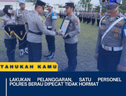 Lakukan Pelanggaran, Satu Personel Polres Berau Dipecat Tidak Hormat