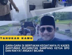 Gara-Gara di Beritakan Kegiatanya PJ Kades Banyumas Kecamatan Sampang Ketua BPD dan Rakyat Angkat Bicara