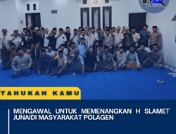 Mengawal untuk Memenangkan H Slamet Junaidi Masyarakat Polagen 