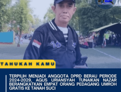 Terpilih Menjadi Anggota DPRD Berau Periode 2024-2029, Agus Uriansyah Tunaikan Nazar Berangkat Empat Orang Pedagang Umroh Gratis Ke Tanah Suci