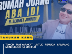 Tokoh masyarakat untuk pemuda Sampang mendukung Ra mahfud