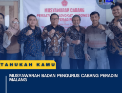 Musyawarah Badan Pengurus Cabang Peradin Malang