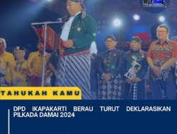 DPD Ikapakarti Berau Turut Deklarasikan Pilkada Damai 2024