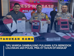 Tipu Warga Sambaliung Puluhan Juta Berkedok Loloskan Jadi Polisi, Pria 51 Tahun Ditangkap