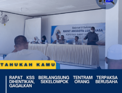 Rapat KSS Berlangsung Tentram Terpaksa Dihentikan, Sekelompok Orang Berusaha Gagalkan