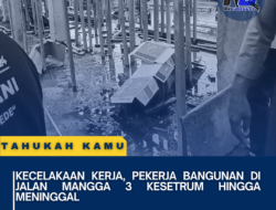 Kecelakaan Kerja, Pekerja Bangunan di Jalan Mangga 3 Kesetrum Hingga Meninggal