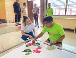 Batik Catra Rutan Sumenep Jalin Kolaborasi dengan Disbudporapar dan Paguyuban Kacong Cebbing pada Ajang Raka Raki Jawa Timur 2024