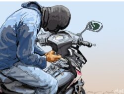 Motor Warga desa karang Nangger di Curi Maling saat warga tersebut tertidur pulas