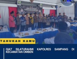 Giat Silaturahmi Kapolres Sampang Di Kecamatan Omben
