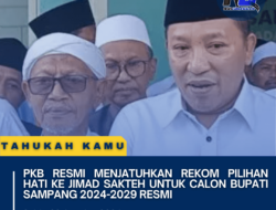 PKB resmi menjatuhkan rekom pilihan hati ke Jimad sakteh untuk calon Bupati Sampang 2024-2029 resmi