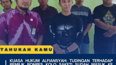 Kuasa Hukum Alfiansyah: Tudingan Terhadap Pemilik Ponpes Kolo Saketi Sudah Masuk ke Ranah Hukum