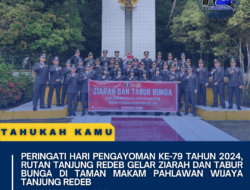 Peringati Hari Pengayoman Ke-79 Tahun 2024, Rutan Tanjung Redeb Gelar Ziarah dan Tabur Bunga di Taman Makam Pahlawan Wijaya Tanjung Redeb