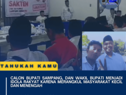 Calon Bupati Sampang, dan wakil Bupati menjadi idola rakyat Karena merangkul Masyarakat kecil dan Menengah