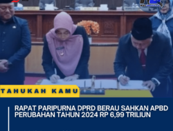 Rapat Paripurna DPRD Berau Sahkan APBD Perubahan Tahun 2024 Rp 6,99 Triliun